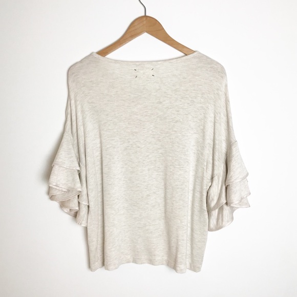 LOU & GREY Ruffle Short Sleeve Top - Picture 5 of 7